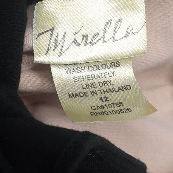 2 pc bundle of Mirella leotards and see thru black dance skirt - Picture 5 of 8